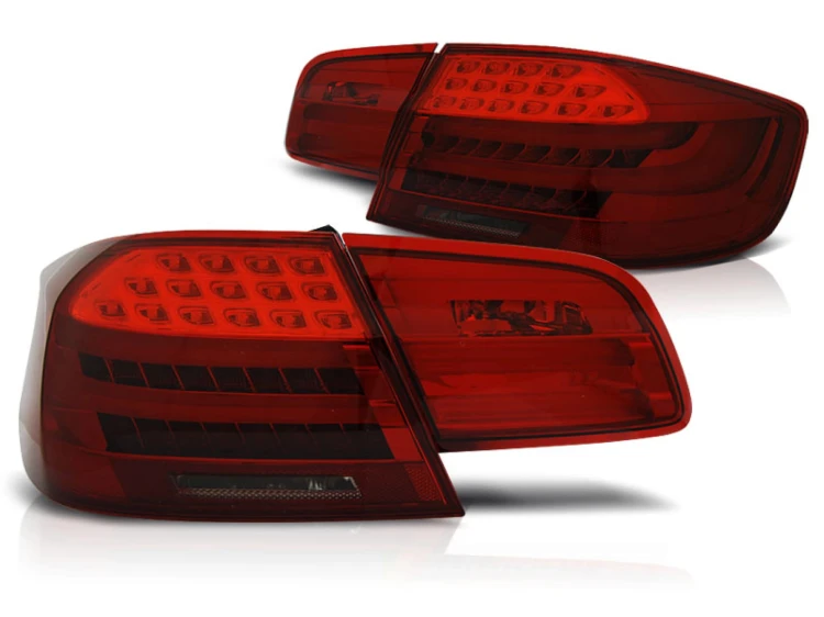 LAMPY TYLNE LED RED SMOKE BMW SERII 3 E92 09.06-03.10