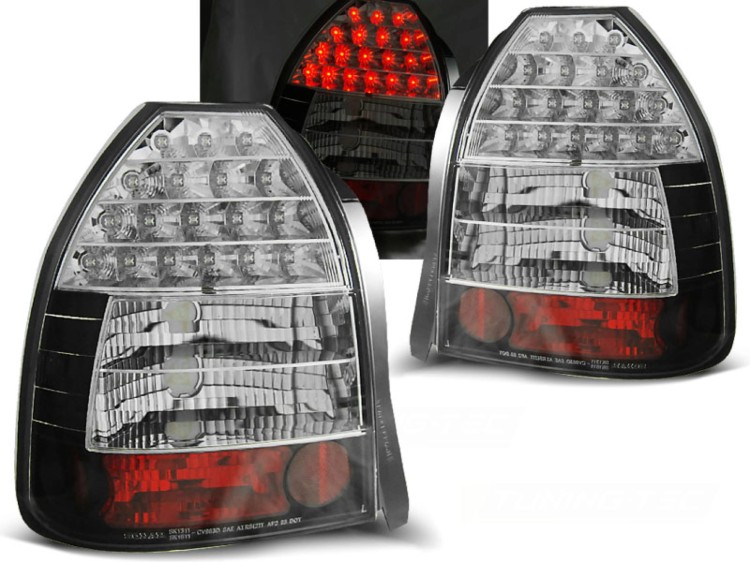 LAMPY DIODOWE HONDA CIVIC 95-01 3D BLACK LED