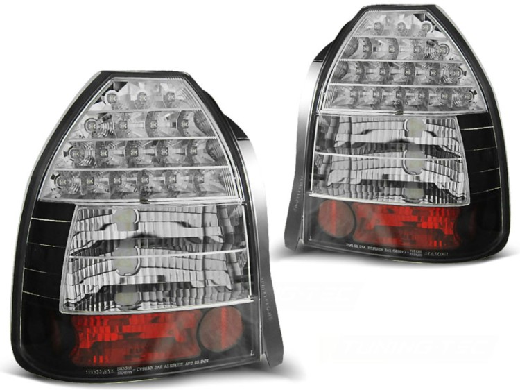 LAMPY DIODOWE HONDA CIVIC 95-01 3D BLACK LED