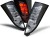 LAMPY TYLNE FORD FOCUS MK1 10.98-10.04 BLACK LED