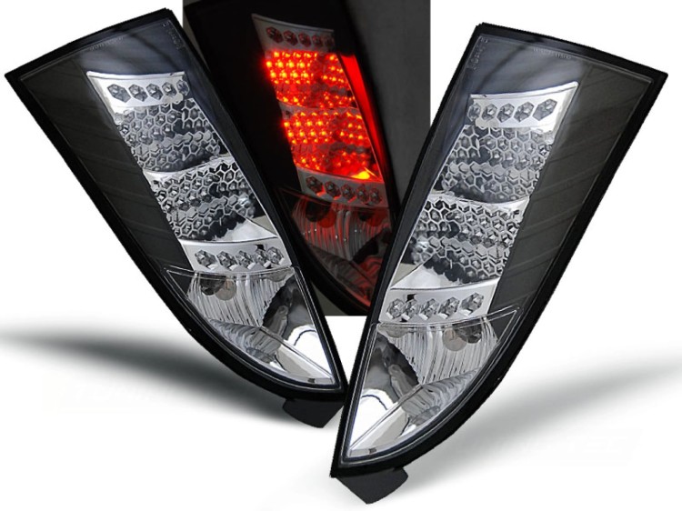 LAMPY TYLNE FORD FOCUS MK1 10.98-10.04 BLACK LED