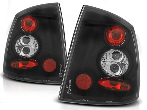 LAMPY TYLNE OPEL ASTRA G 09.97-02.04 2D/4D BLACK