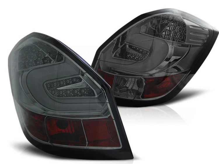 LAMPY DIODOWE SKODA FABIA II 07-13 SMOKE LED BAR