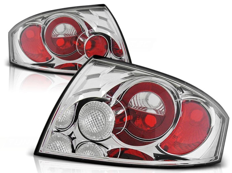LAMPY TYLNE AUDI TT 99-06 CHROME
