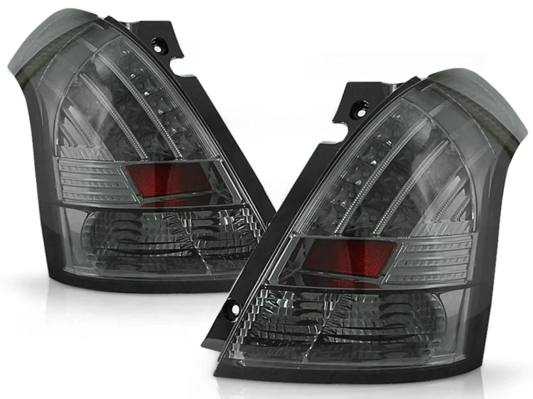 LAMPY TYLNE SUZUKI SWIFT 05-10 SMOKE LED