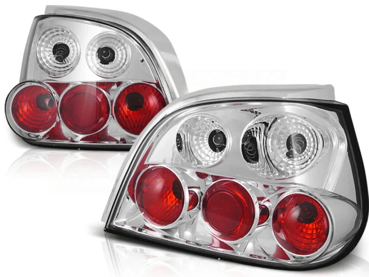 LAMPY TYLNE RENAULT MEGANE 03.99-10.02 5D CHROME