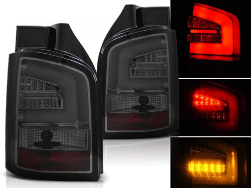 LAMPY TYLNE SMOKE VW T5 04.03-09 LED