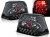 LAMPY TYLNE BLACK VW GOLF 4 09.97-09.03 LED