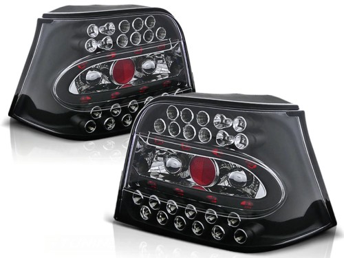 LAMPY TYLNE BLACK VW GOLF 4 09.97-09.03 LED