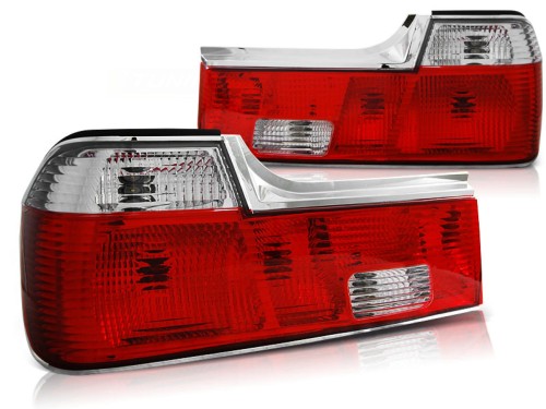 LAMPY TYLNE RED WHITE BMW SERII 7 E32 06.86-04.94
