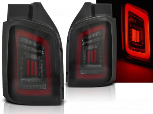 LAMPY TYLNE SMOKE BLACK RED VW T5 04.03-09 / 10-15 LED