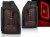 LAMPY TYLNE SMOKE BLACK RED VW T5 04.03-09 / 10-15 LED