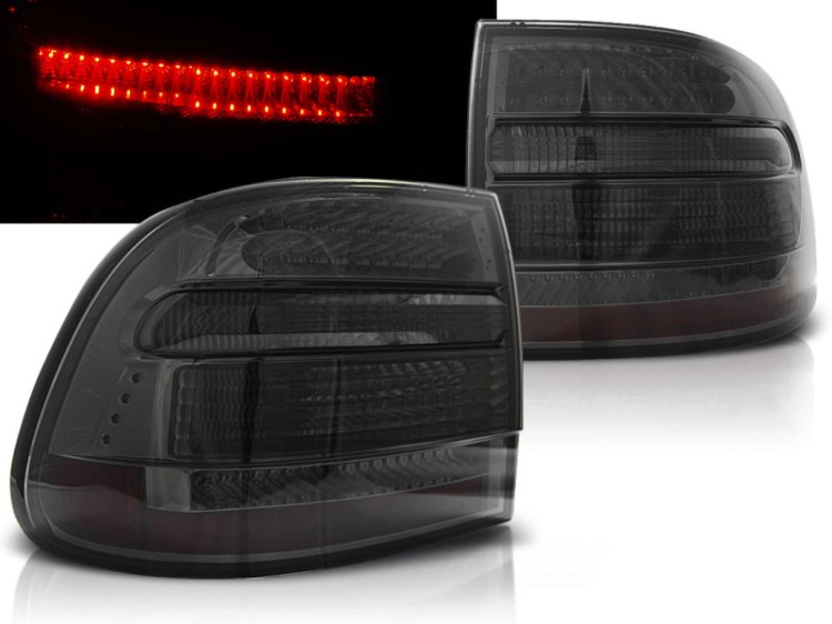 LAMPY TYLNE SMOKE PORSCHE CAYENNE 02-06 LED