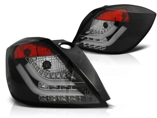 LAMPY TYLNE OPEL ASTRA H 03.04-09 3D BLACK LED