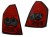 LAMPY TYLNE CHRYSLER 300C 05-08 RED SMOKE LED