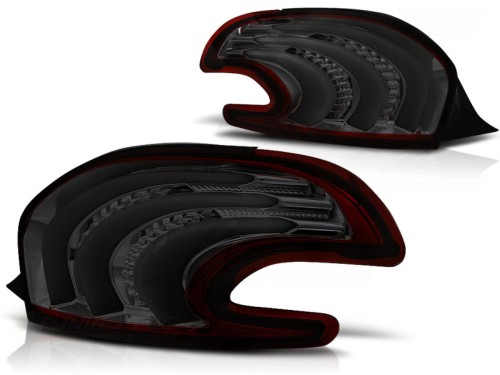LAMPY TYLNE PEUGEOT 208 4.12-06.15 RED SMOKE LED