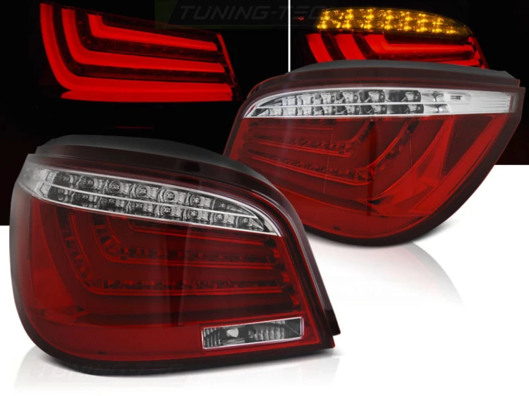 LAMPY TYLNE RED WHIE BMW SERII 5 E60 07.03-02.07