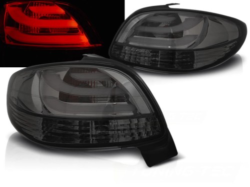 LAMPY TYLNE PEUGEOT 206 10.98- SMOKE LED BAR