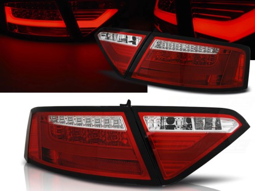 LAMPY TYLNE RED WHITE AUDI A5 07-06.11 LED