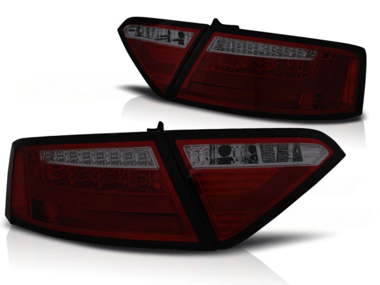 LAMPY TYLNE RED SMOKE AUDI A5 07-06.11 LED