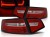 LAMPY TYLNE RED WHITE SEQ AUDI A6 08-11 SEDAN LED