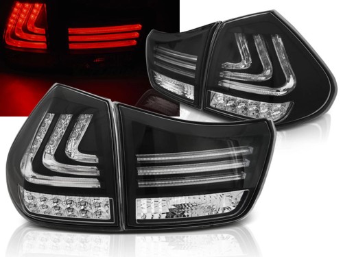 LAMPY TYLNE LEXUS RX 330 350 03-08 LED BAR BLACK