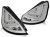 LAMPY TYLNE FORD FIESTA MK7 08-12 HATCHBACK CHROME LED BAR