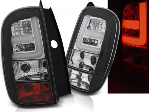 LAMPY TYLNE DACIA DUSTER 04.10- LED BAR BLACK