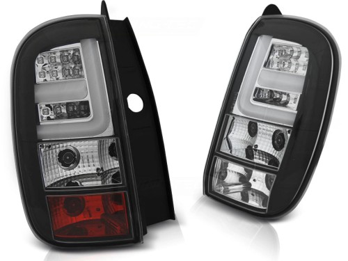 LAMPY TYLNE DACIA DUSTER 04.10- LED BAR BLACK