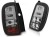 LAMPY TYLNE DACIA DUSTER 04.10- LED BAR BLACK