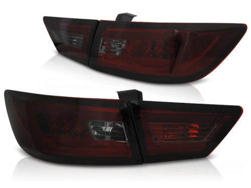 LAMPY TYLNE RENAULT CLIO IV 13-16 HATCHBACK LED BAR RED SMOKE