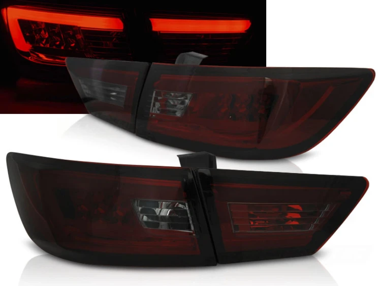 LAMPY TYLNE RENAULT CLIO IV 13-16 HATCHBACK LED BAR RED SMOKE