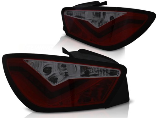 LAMPY TYLNE RED SMOKE SEAT IBIZA 6J 3D 06.08-12 LED