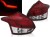 LAMPY TYLNE FORD FOCUS 3 11-10.14 HATCHBACK RED WHITE LED BAR