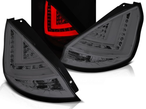 LAMPY TYLNE FORD FIESTA MK7 12-16 HB SMOKE LED BAR