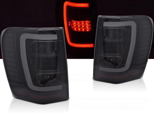 LAMPY TYLNE JEEP GRAND CHEROKEE 99-05.05 BLACK SMOKE LED