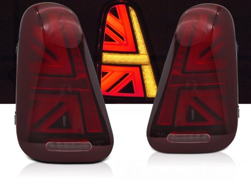 LAMPY TYLNE MINI COOPER R50 R52 R53 01-06 LED RED