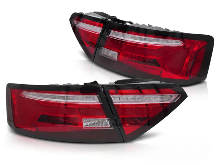 LAMPY TYLNE RED WHITE SEQ AUDI A5 11-16 LED