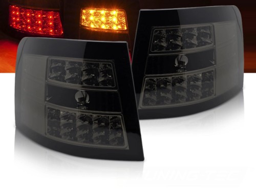 LAMPY TYLNE SMOKE AUDI A6 05.97-05.04 AVANT LED