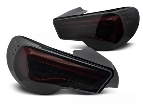 LAMPY TYLNE BLACK SMOKE RED TOYOTA GT86 12-21 LED