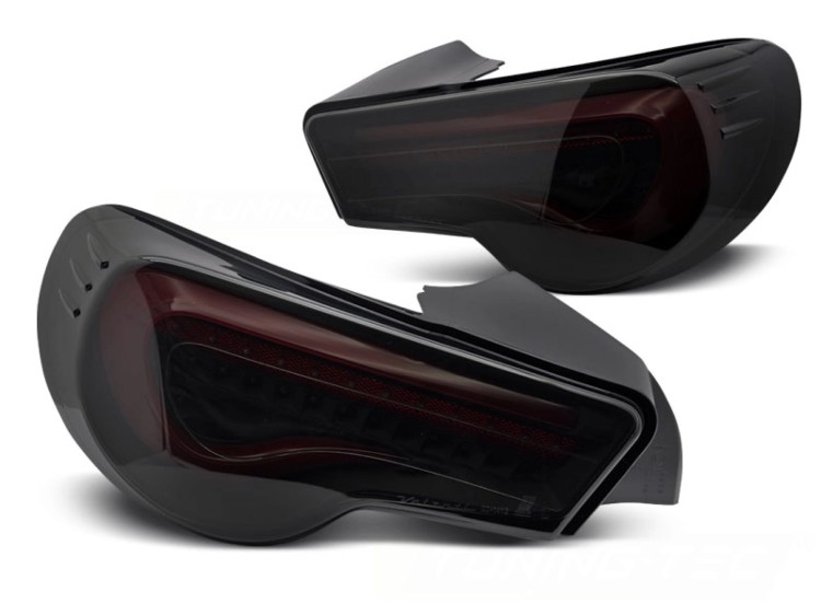 LAMPY TYLNE BLACK SMOKE RED TOYOTA GT86 12-21 LED
