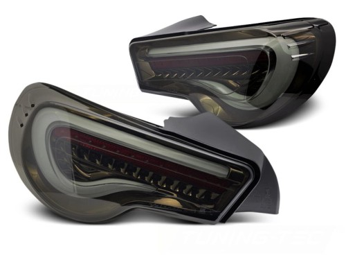 LAMPY TYLNE TOYOTA GT86 12-21 LED BAR SMOKE SEQ