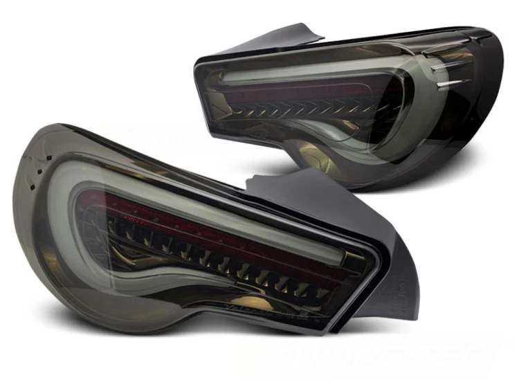 LAMPY TYLNE TOYOTA GT86 12-21 LED BAR SMOKE SEQ