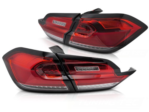 LAMPY TYLNE RED WHITE FORD FIESTA MK8 17-21 HATCHBACK LED