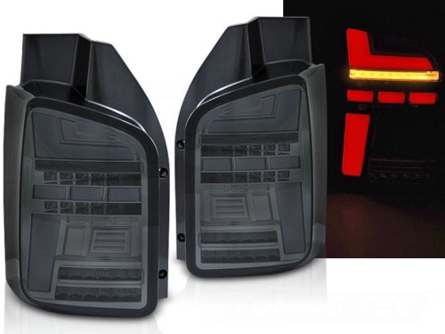 LAMPY TYLNE VW T5 04.03-09 SMOKE FULL LED
