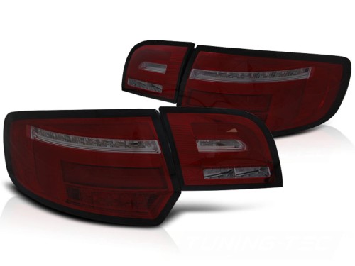 LAMPY TYLNE RED SMOKE SEQ LED AUDI A3 8P 5D 08-12