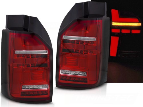 LAMPY TYLNE RED WHITE SEQ LED VW T6 15-19 OEM BULB
