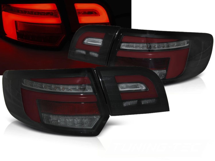 LAMPY TYLNE AUDI A3 8P 5D 03-08 LED SMOKE