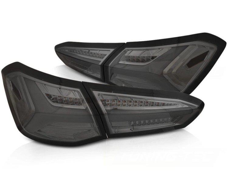 LAMPY TYLNE SMOKE SEQ FORD FOCUS 4 18-21 HATCHBACK LED