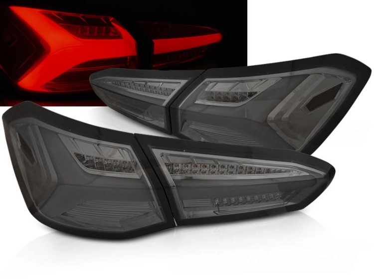 LAMPY TYLNE SMOKE SEQ FORD FOCUS 4 18-21 HATCHBACK LED